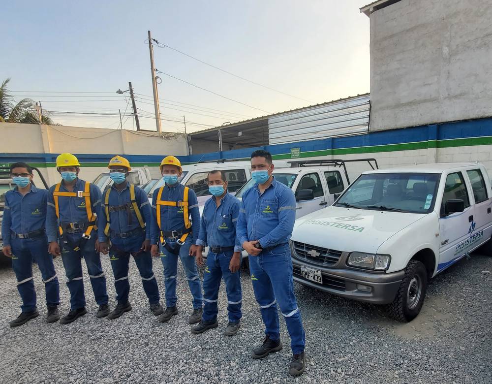 Equipo técnico experto de INSISTERSA Guayaquil